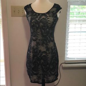 Express Black Lace Dress